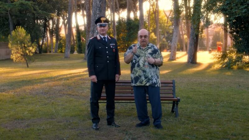 Lino Banfi con i Carabinieri per un campagna di prevenzione sulle truffe agli anziani. Lo Spot.
