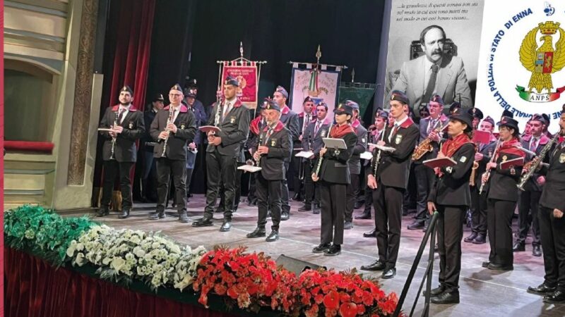 Concerto inaugurale della banda musicale della Polizia di Stato a Piazza Armerina