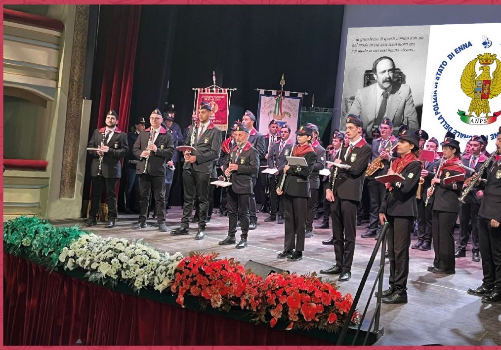 Concerto inaugurale della banda musicale della Polizia di Stato a Piazza Armerina