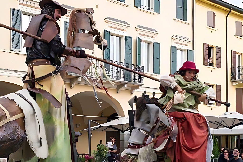 Don Chisciotte nelle vie di Aidone e Enna: spettacolo di strada per il festival Talè Talè Talia