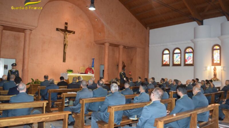 Celebrata a Enna la messa in onore di San Matteo, patrono della guardia di finanza