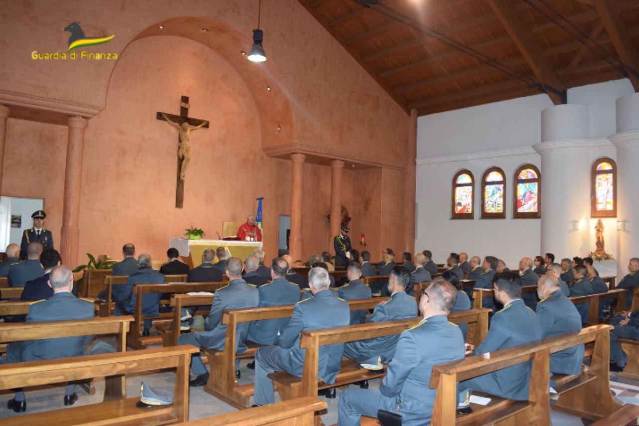 Celebrata a Enna la messa in onore di San Matteo, patrono della guardia di finanza