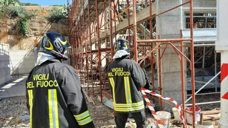 Incidente sul lavoro: crollo di un solaio in costruzione a Pergusa