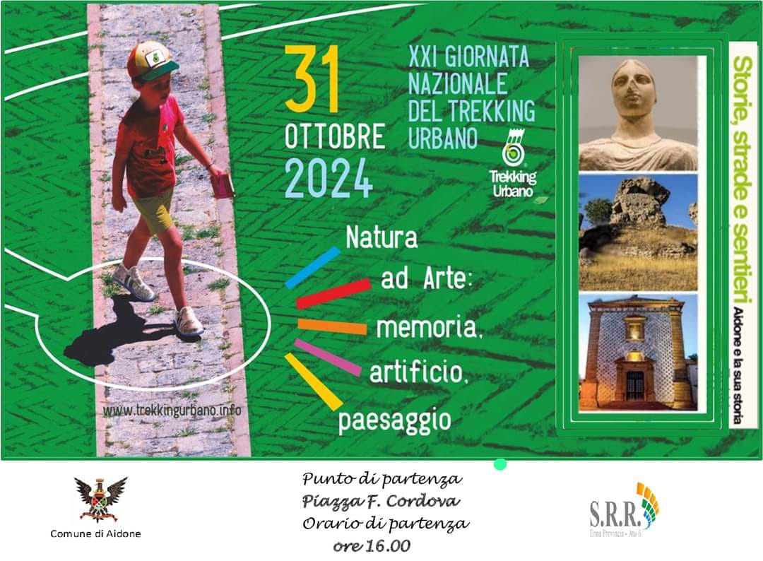 Giornata nazionale del trekking urbano 2024: alla scoperta della bellezza di Aidone