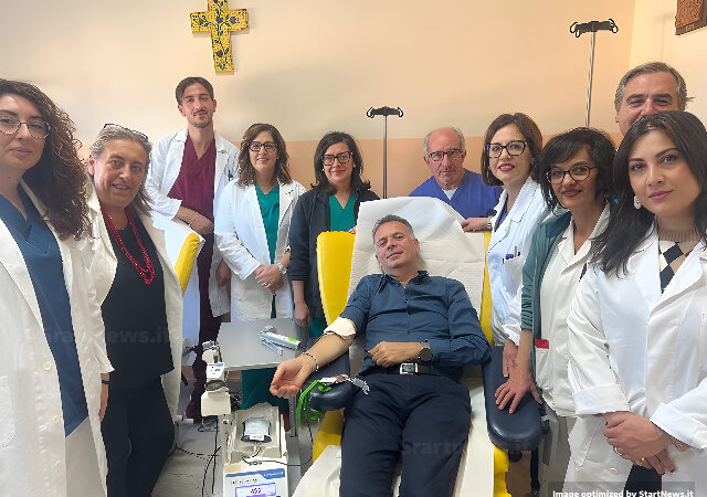 Donazione di sangue: l’impegno del direttore generale dell’Asp di Enna