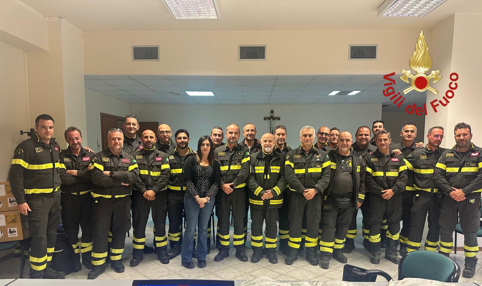 Vigili del Fuoco di Enna: concluso il corso interprovinciale TAS1