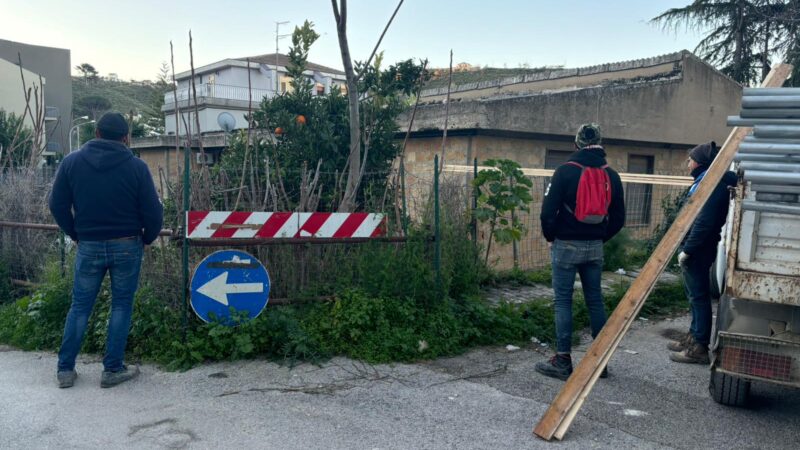 Iniziano i lavori di messa in sicurezza in via Luigi Capuana a Valguarnera